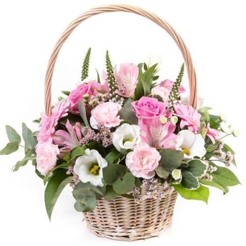 Basket Arrangement CHOOSE COLOUR (Medium)